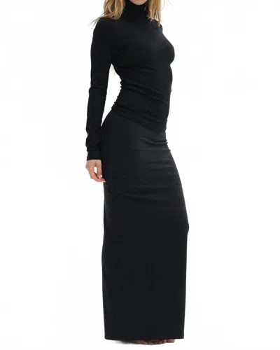 Lna Landon Ribbed Skirt In Black