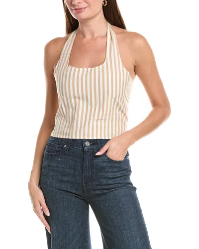 Lna Lir Halter Top In Beige