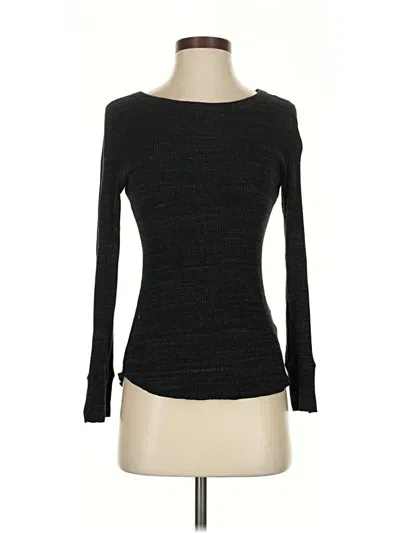 Pre-owned Lna Long Sleeve T-shirt In Black