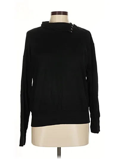 Pre-owned Lna Long Sleeve Top Black Turtleneck Tops