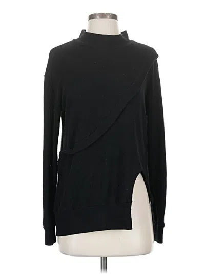 Pre-owned Lna Long Sleeve Top Black Turtleneck Tops