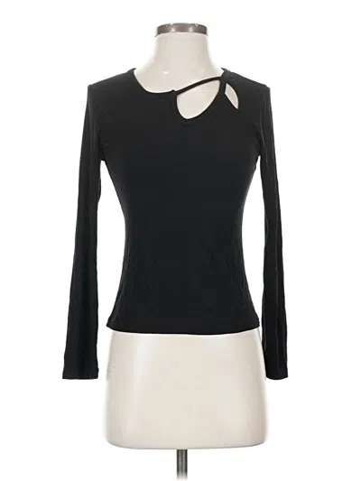 Pre-owned Lna Long Sleeve T-shirt In Black