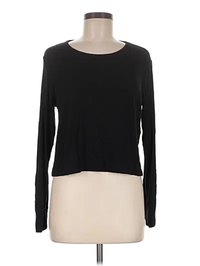 Pre-owned Lna Long Sleeve T-shirt In Black