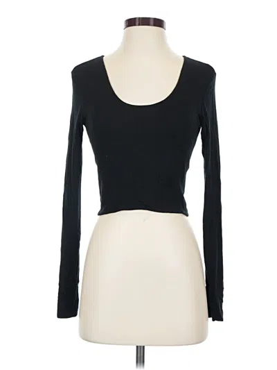 Pre-owned Lna Long Sleeve T-shirt In Black