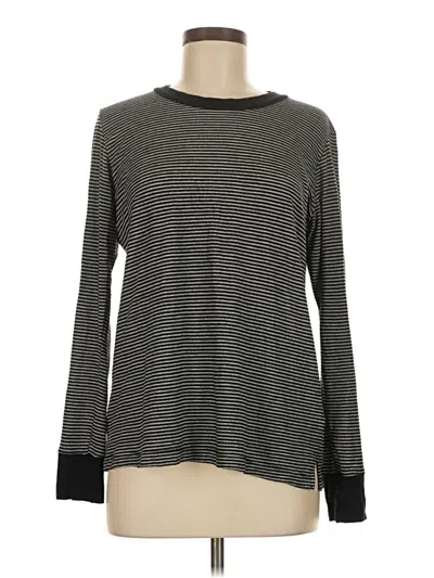 Pre-owned Lna Long Sleeve T-shirt In Gray