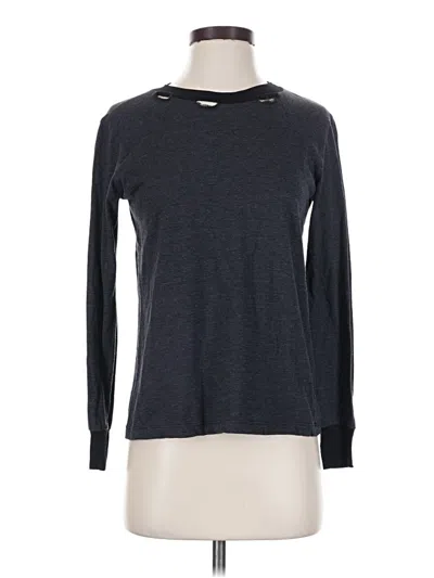 Pre-owned Lna Long Sleeve T-shirt In Gray