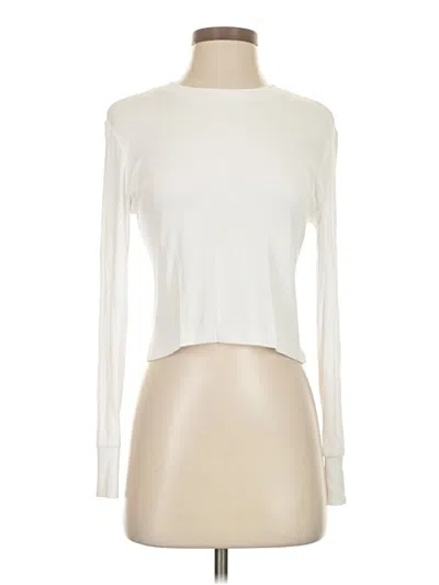 Pre-owned Lna Long Sleeve T-shirt In Ivory