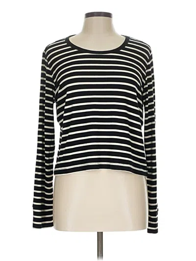 Pre-owned Lna Long Sleeve T-shirt In Ivory