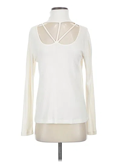 Pre-owned Lna Long Sleeve T-shirt In White