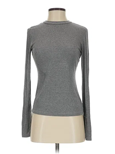 Pre-owned Lna Long Sleeve Turtleneck In Gray