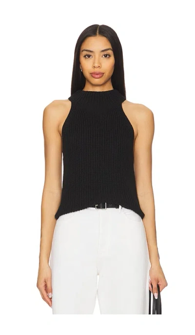Lna Lottie Sweater Tank In Black