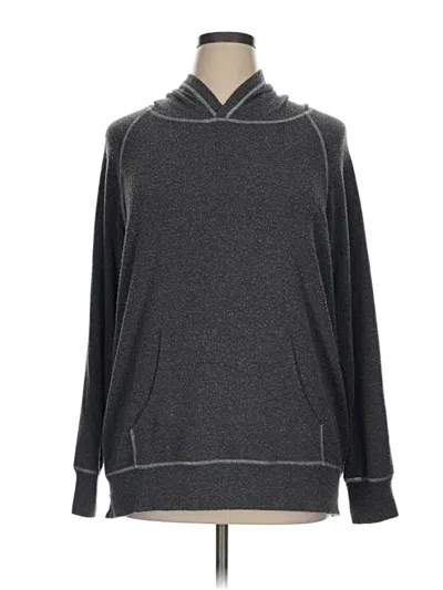 Pre-owned Lna Pullover Hoodie In Gray