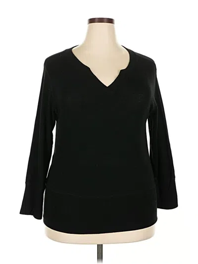 Pre-owned Lna Pullover Sweater In Black