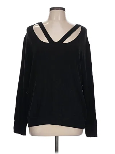 Pre-owned Lna Pullover Sweater In Black