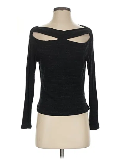 Pre-owned Lna Pullover Sweater In Black