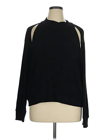 Pre-owned Lna Pullover Sweater In Black