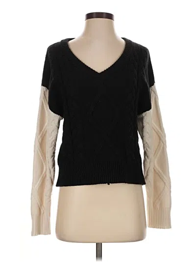 Pre-owned Lna Pullover Sweater In Black