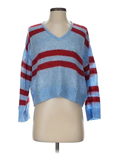 Pre-owned Lna Pullover Sweater In Blue