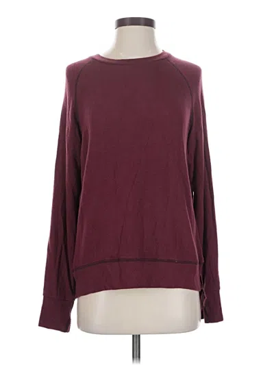 Pre-owned Lna Pullover Sweater In Burgundy