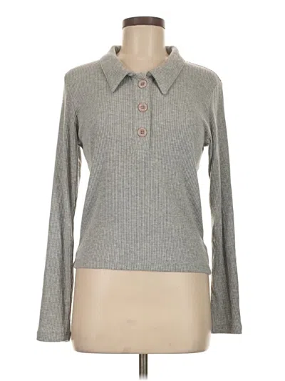 Pre-owned Lna Pullover Sweater In Gray