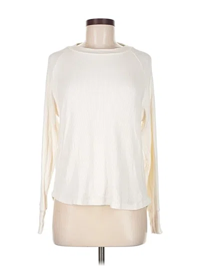 Pre-owned Lna Pullover Sweater In White