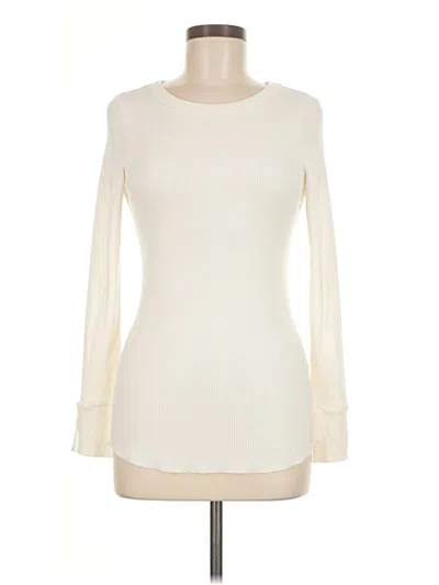 Pre-owned Lna Pullover Sweater In White