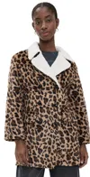 Lna Rana Faux Leopard Jacket Leopard In Leopard