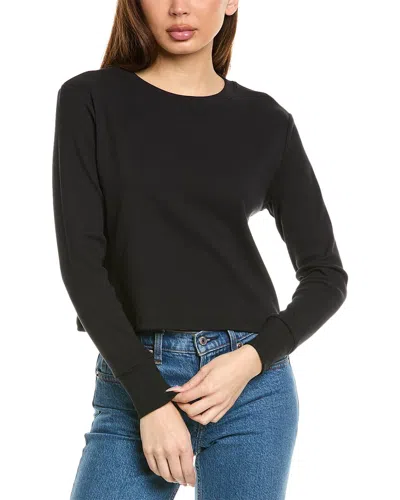 Lna Rib Crew T-shirt In Black