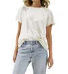 Lna Rocker Tee In Off White In White