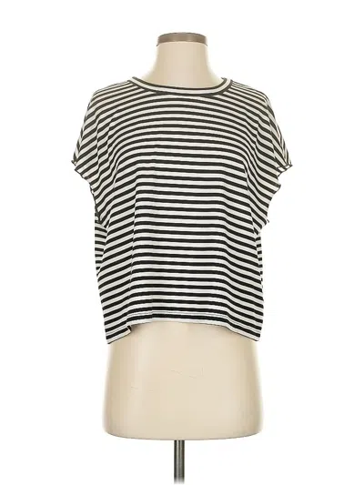 Pre-owned Lna Short Sleeve T-shirt In White