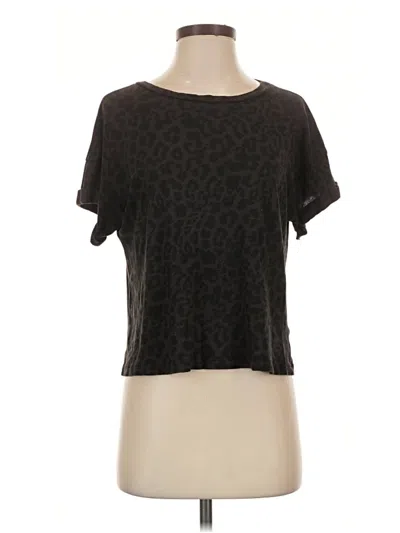 Pre-owned Lna Short Sleeve T-shirt In Brown