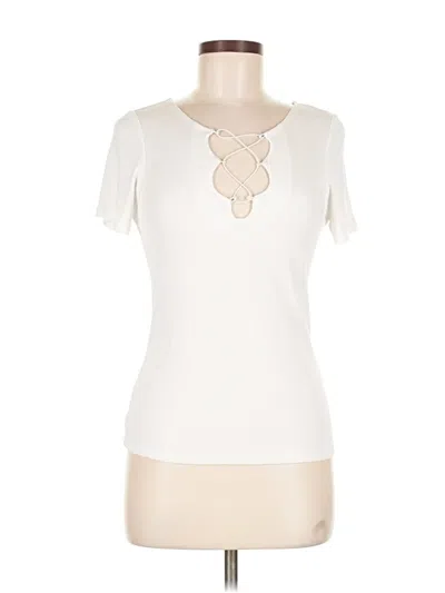 Pre-owned Lna Short Sleeve T-shirt In Ivory