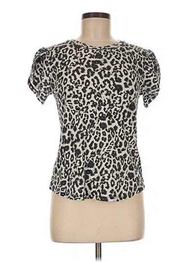 Pre-owned Lna Short Sleeve T-shirt In Silver