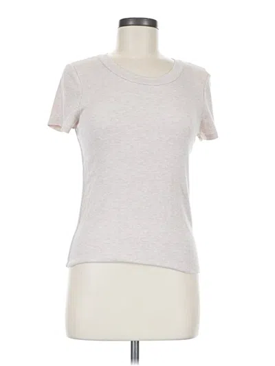 Pre-owned Lna Short Sleeve T-shirt In Silver