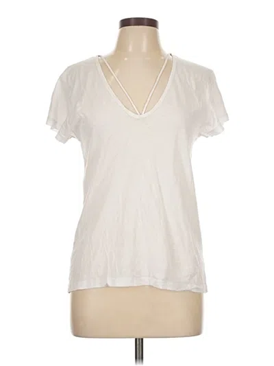 Pre-owned Lna Short Sleeve T-shirt In White