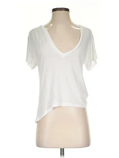 Pre-owned Lna Short Sleeve T-shirt In White