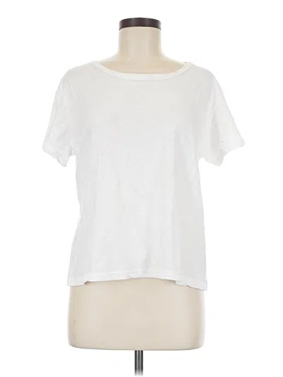 Pre-owned Lna Short Sleeve T-shirt In White