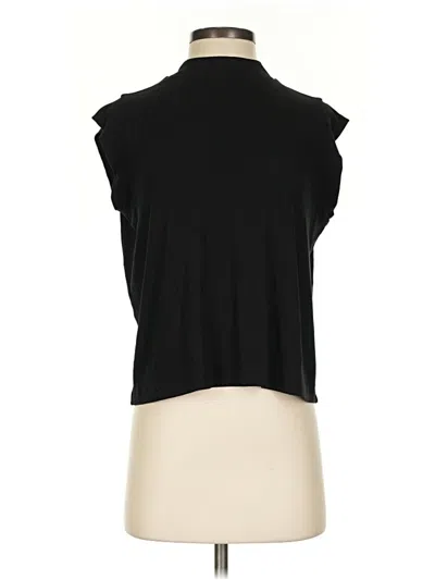 Lna Short Sleeve Turtleneck In Black