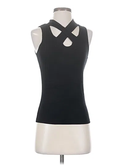 Pre-owned Lna Sleeveless Top Black Halter Neckline Tops