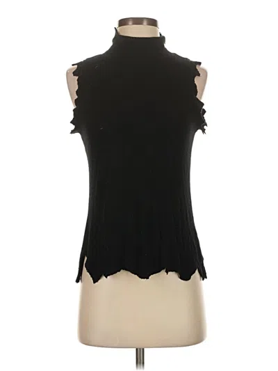 Pre-owned Lna Sleeveless Top Black Halter Neckline Tops
