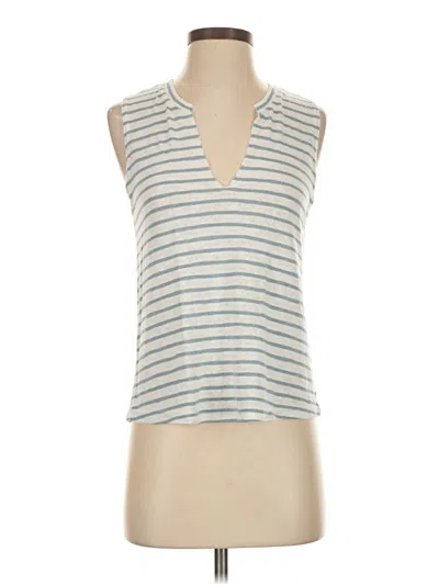 Pre-owned Lna Sleeveless Top Gray V Neck Tops