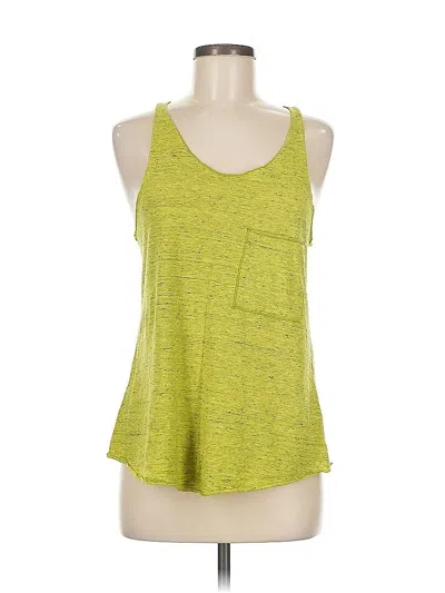 Pre-owned Lna Sleeveless Top Green Halter Neckline Tops