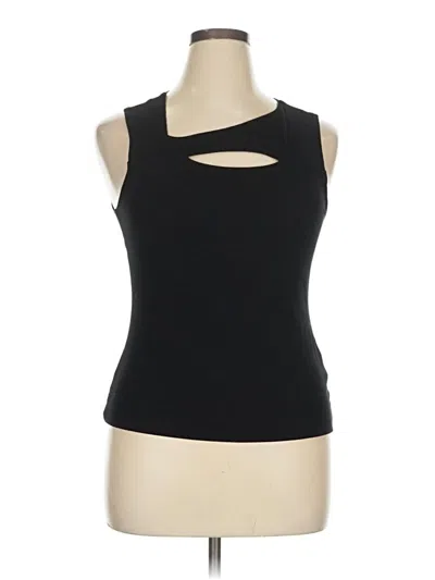Lna Sleeveless T-shirt In Black