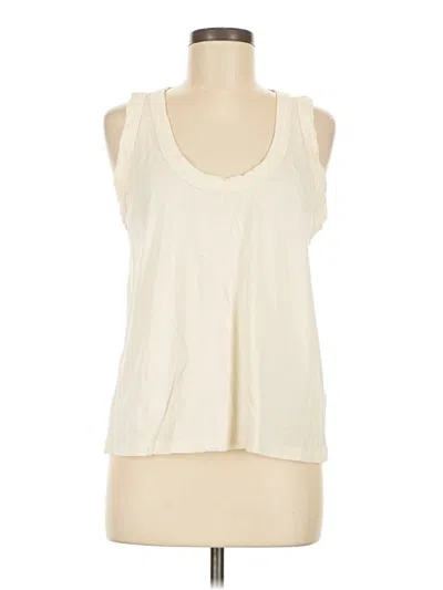 Pre-owned Lna Sleeveless T-shirt In Ivory