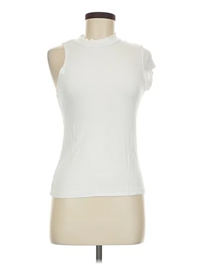 Pre-owned Lna Sleeveless T-shirt In Ivory