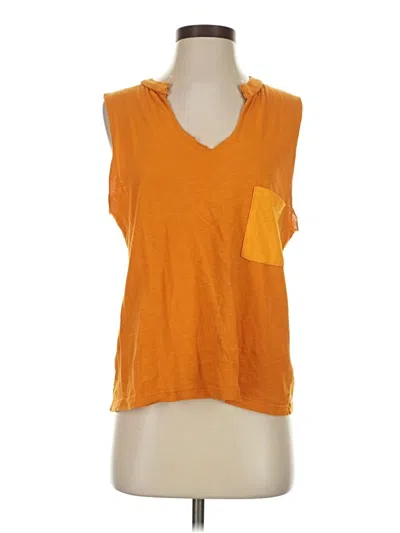 Pre-owned Lna Sleeveless T-shirt In Orange