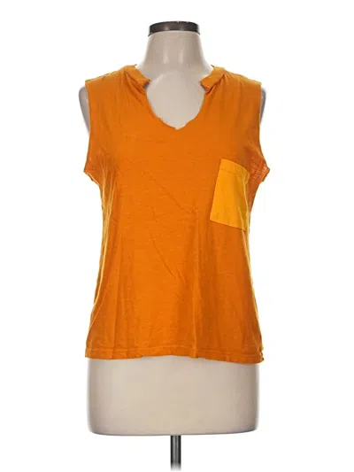 Pre-owned Lna Sleeveless T-shirt In Orange