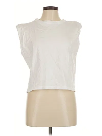 Pre-owned Lna Sleeveless T-shirt In White