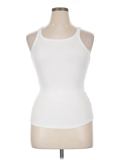 Pre-owned Lna Sleeveless T-shirt In White