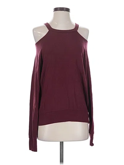Pre-owned Lna Sweater Vest In Burgundy